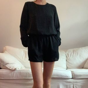 Lucca Couture Black Jumpsuit | Size XS